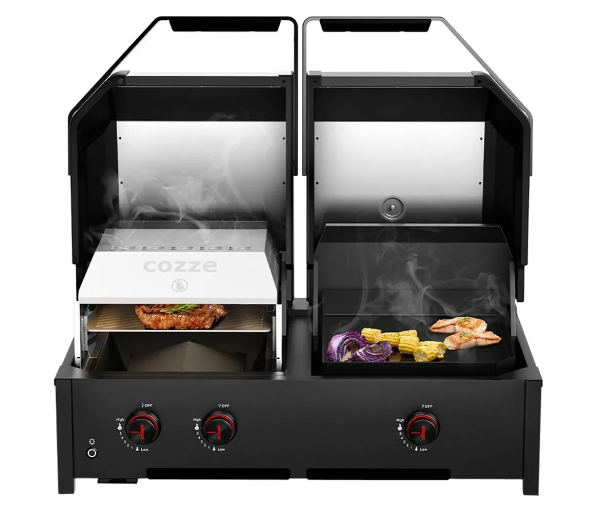 Cozze Gasgrill Quattro 900, ca. B90,6/H49,5/T69,5 cm