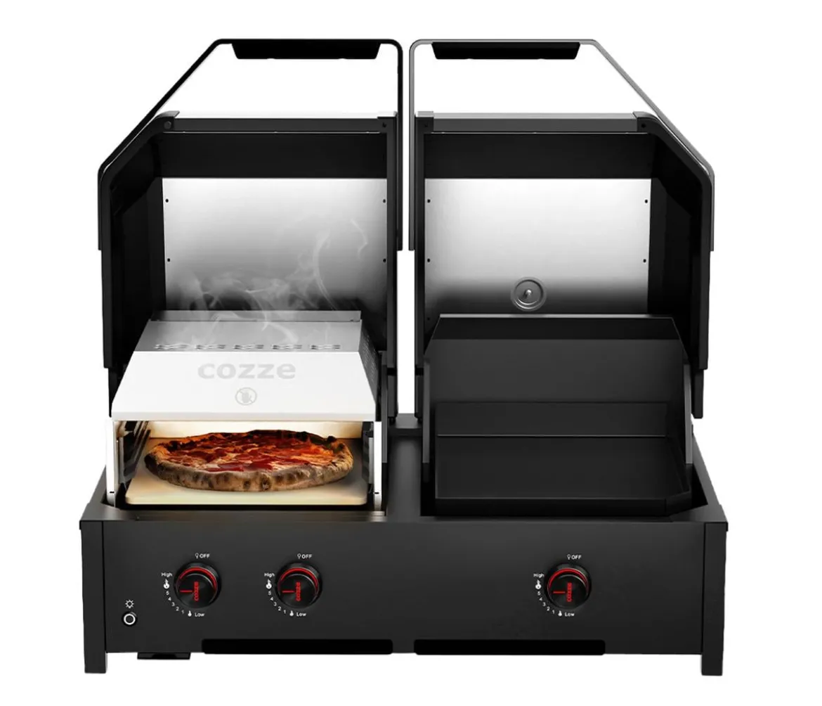 Cozze Gasgrill Quattro 900, ca. B90,6/H49,5/T69,5 cm