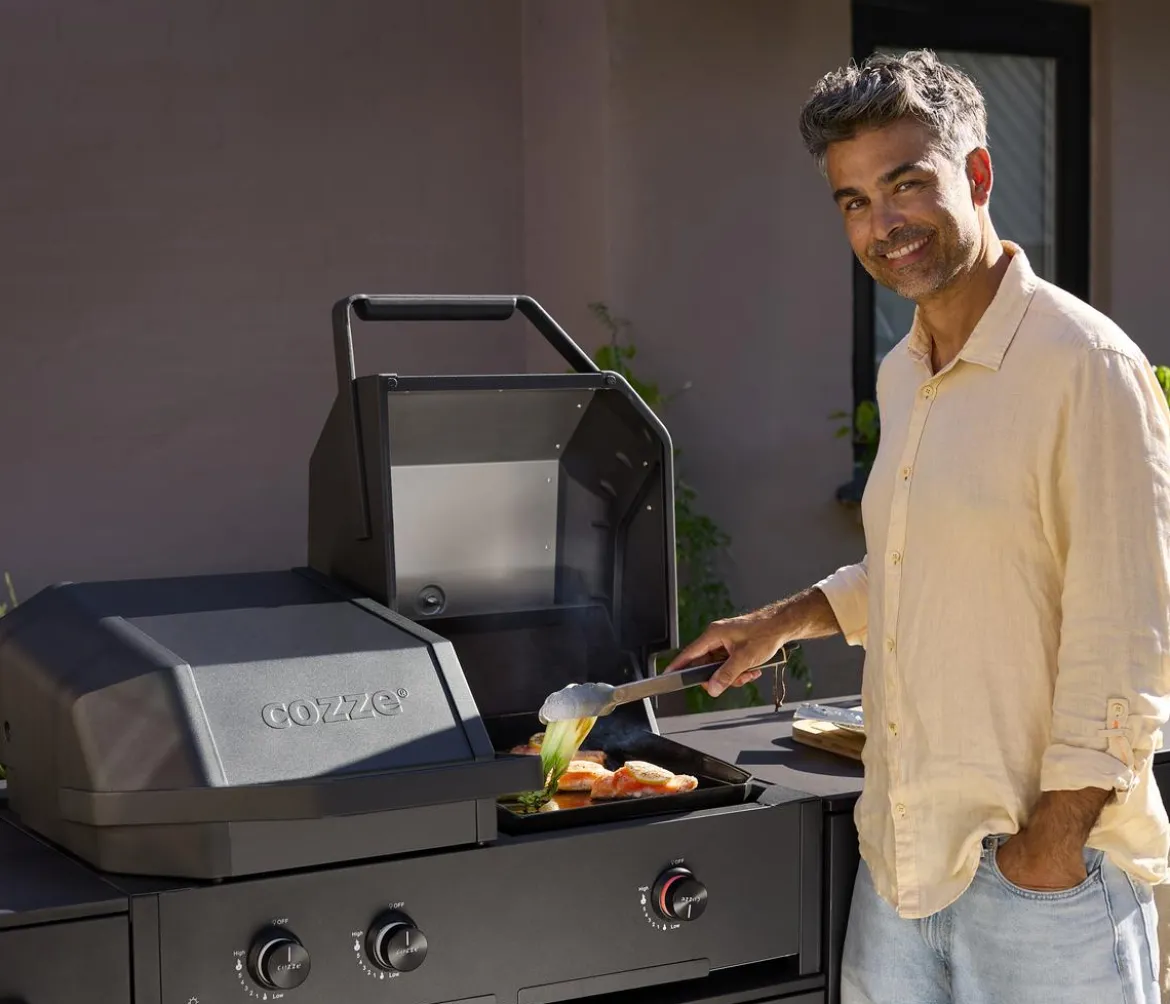 Cozze Gasgrill Quattro 900, ca. B90,6/H49,5/T69,5 cm