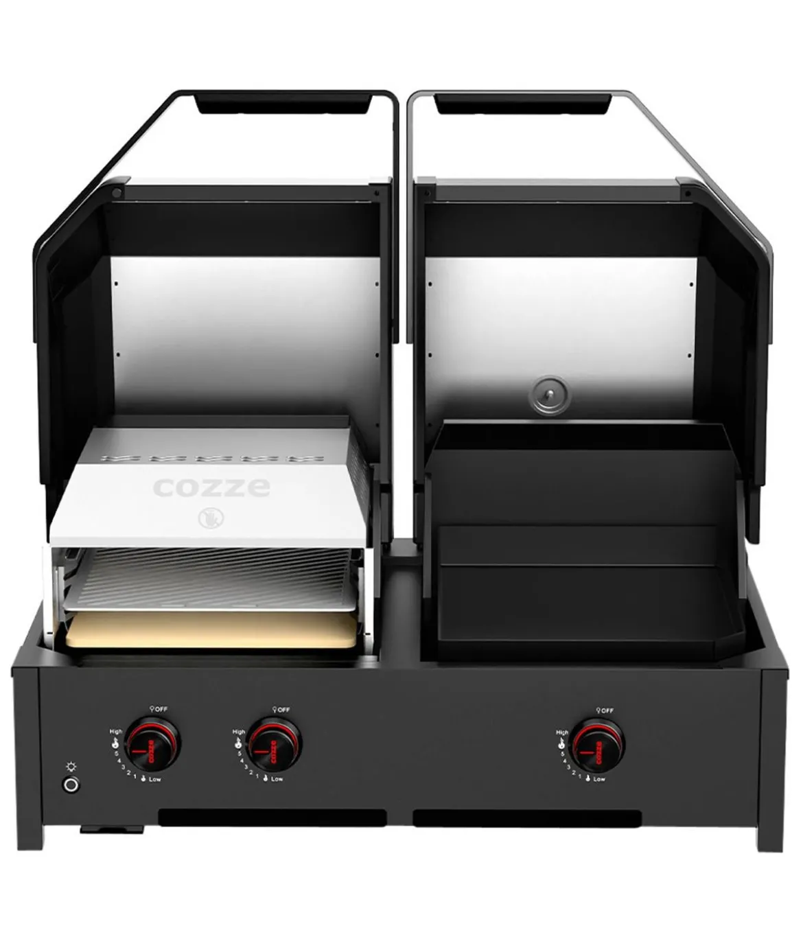 Cozze Gasgrill Quattro 900, ca. B90,6/H49,5/T69,5 cm