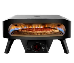 Cozze Gas-Pizzaofen Rotate Black Edition, inkl. Pizzastein, 43 cm (17"), ca. B58,5/H29,5/T58,5 cm