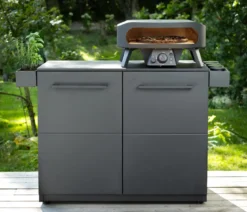 Cozze Gas-Pizzaofen Rotate Black Edition, inkl. Pizzastein, 43 cm (17