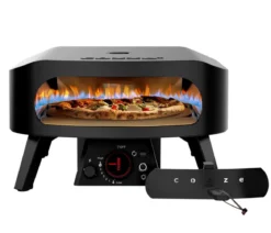 Cozze Gas-Pizzaofen Rotate Black Edition, inkl. Pizzastein, 34,5 cm (13"), ca. B50/H29,5/T50 cm