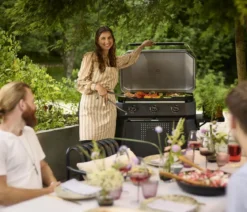 Cozze Grillwagen Premium XL für Plancha 800, ca. B146/H74,5/T70 cm