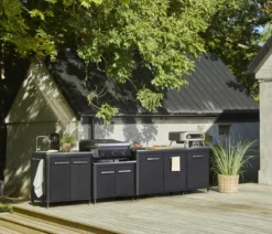 Cozze Outdoor-Küche 90, ca. B90/H70/T60 cm