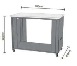Cozze Outdoor-Küche 115, ca. B115/H90/T60 cm