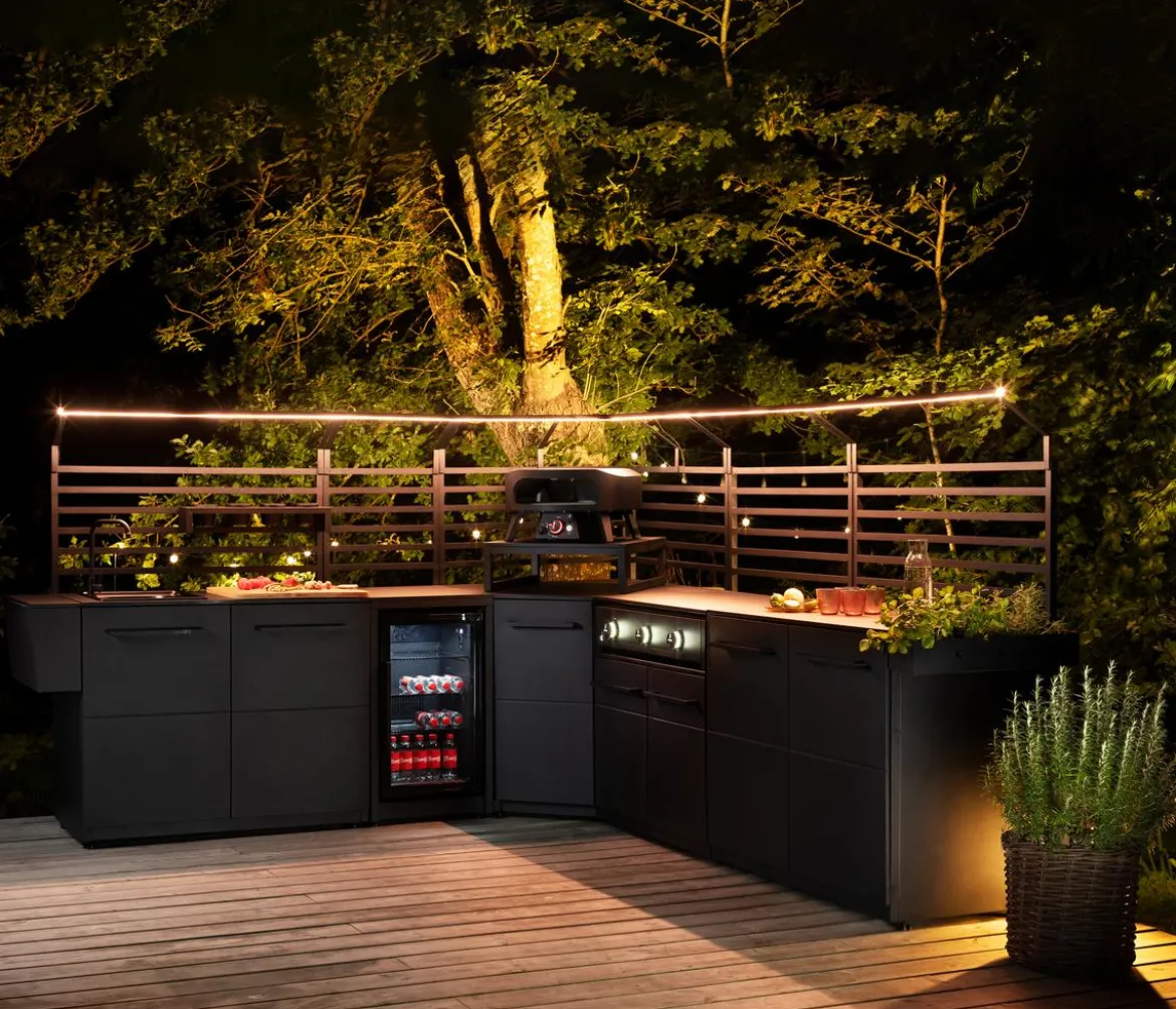 Cozze Outdoor-Küche Eckmodul Elements, ca. B90/H90/T90 cm
