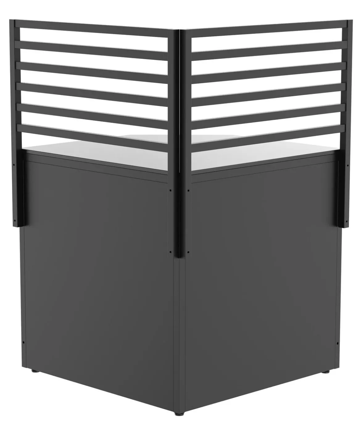 Cozze Outdoor-Küche Rückwand Eckmodul Elements, ca. B90/H75/T2,5 cm