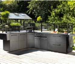 Cozze Outdoor-Küche Rückwand Elements, ca. B110/H75/T2,5 cm