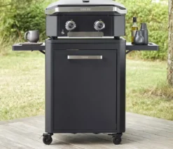Cozze Outdoor-Küche Rolltisch für Gasgrill Plancha 600, ca. B60/H83/T64 cm