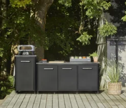 Cozze Outdoor-Küche verstellbare Standfüße, 2er-Set