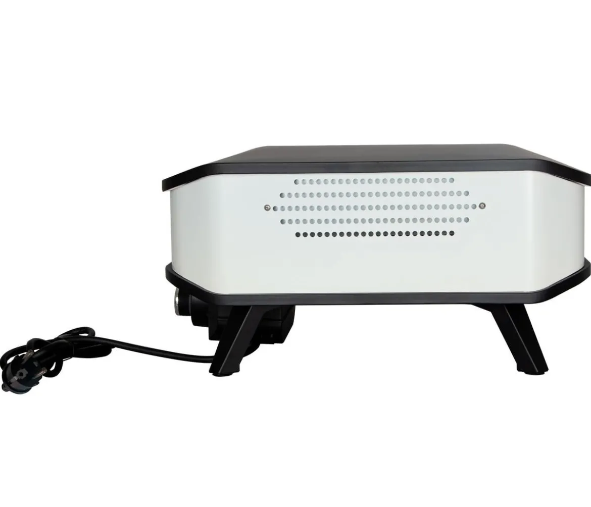 Cozze Pizzaofen elektrisch 42 cm (17"), inkl. Pizzastein & Hitzeschild, ca. B61/H31/T61 cm