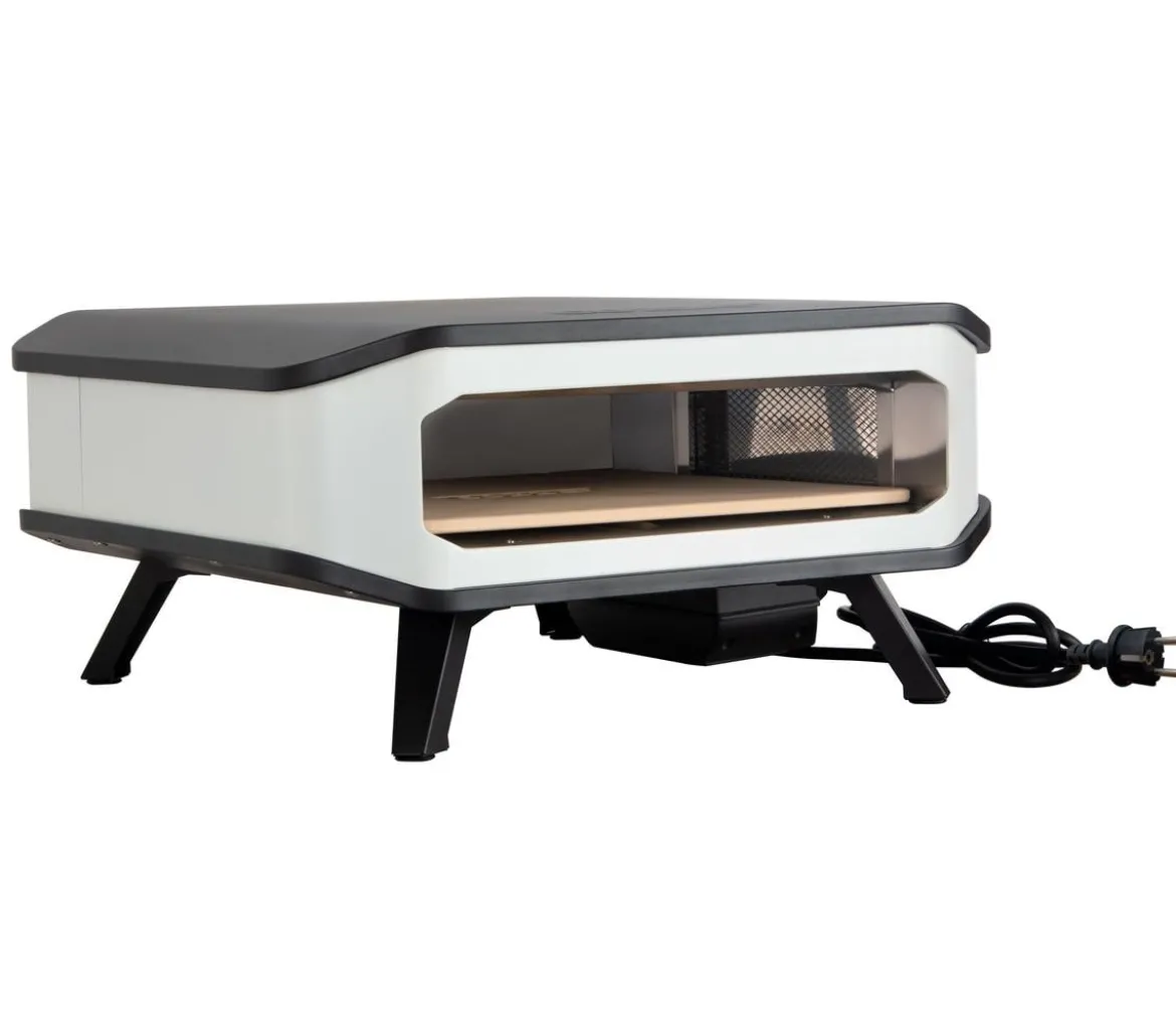 Cozze Pizzaofen elektrisch 42 cm (17"), inkl. Pizzastein & Hitzeschild, ca. B61/H31/T61 cm