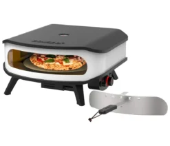 Cozze Pizzaofen Rotate 42 cm (17"), mit Thermometer inkl. rotierendem Pizzastein, ca. B61/H31/T61 cm