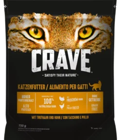 CRAVE™ Trockenfutter für Katzen Adult, 750 g