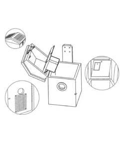 Croci Nistkasten Smart Wi-Fi, inkl Kamera, ca. B19,5/H32,3/T20 cm