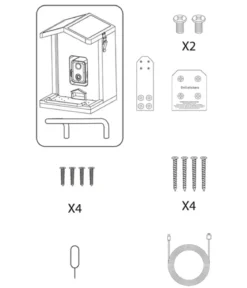 Croci Vogelfutterhaus Smart Wi-Fi, inkl. Kamera, ca. B23/H32,5/T24 cm