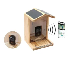 Croci Vogelfutterhaus Smart Wi-Fi, inkl. Kamera, ca. B23/H32,5/T24 cm