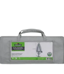 Dehner Abdeckhaube für Ampelschirme, grau, ca. B60/H240 cm