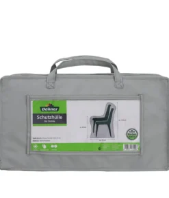 Dehner Abdeckhaube für Stühle, grau, ca. B70/H110/T70 cm