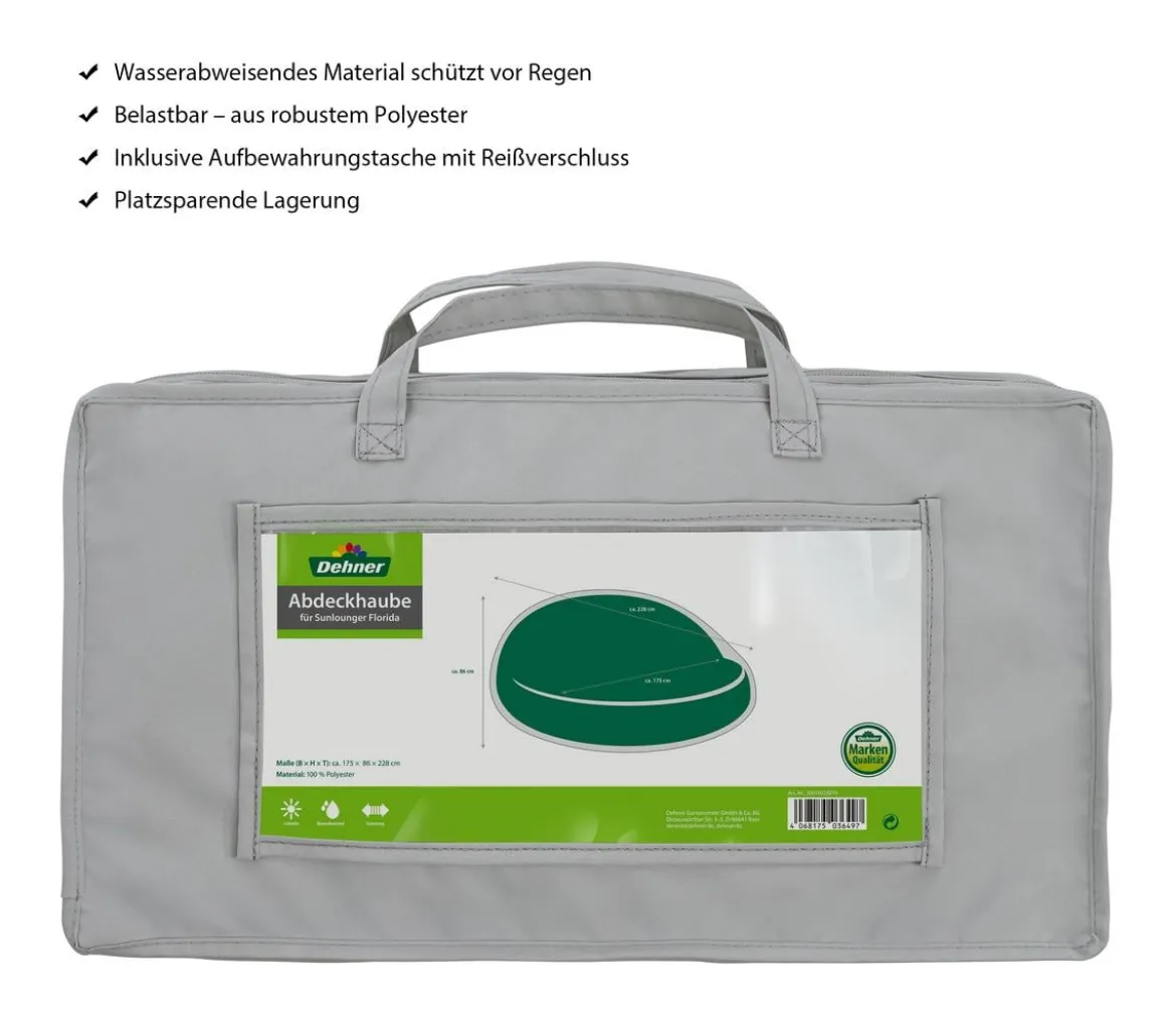Dehner Abdeckhaube für Sunlounger Florida