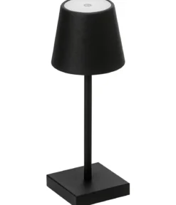 Dehner Akku-Tischleuchte Dyan mit eckigem Fuß, ca. Ø11/H30 cm