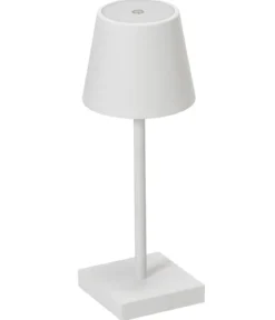 Dehner Akku-Tischleuchte Dyan mit eckigem Fuß, ca. Ø11/H30 cm