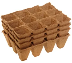 Dehner Anzuchttöpfe für Pflanzen, 4 x 4 cm, 48 Stk.