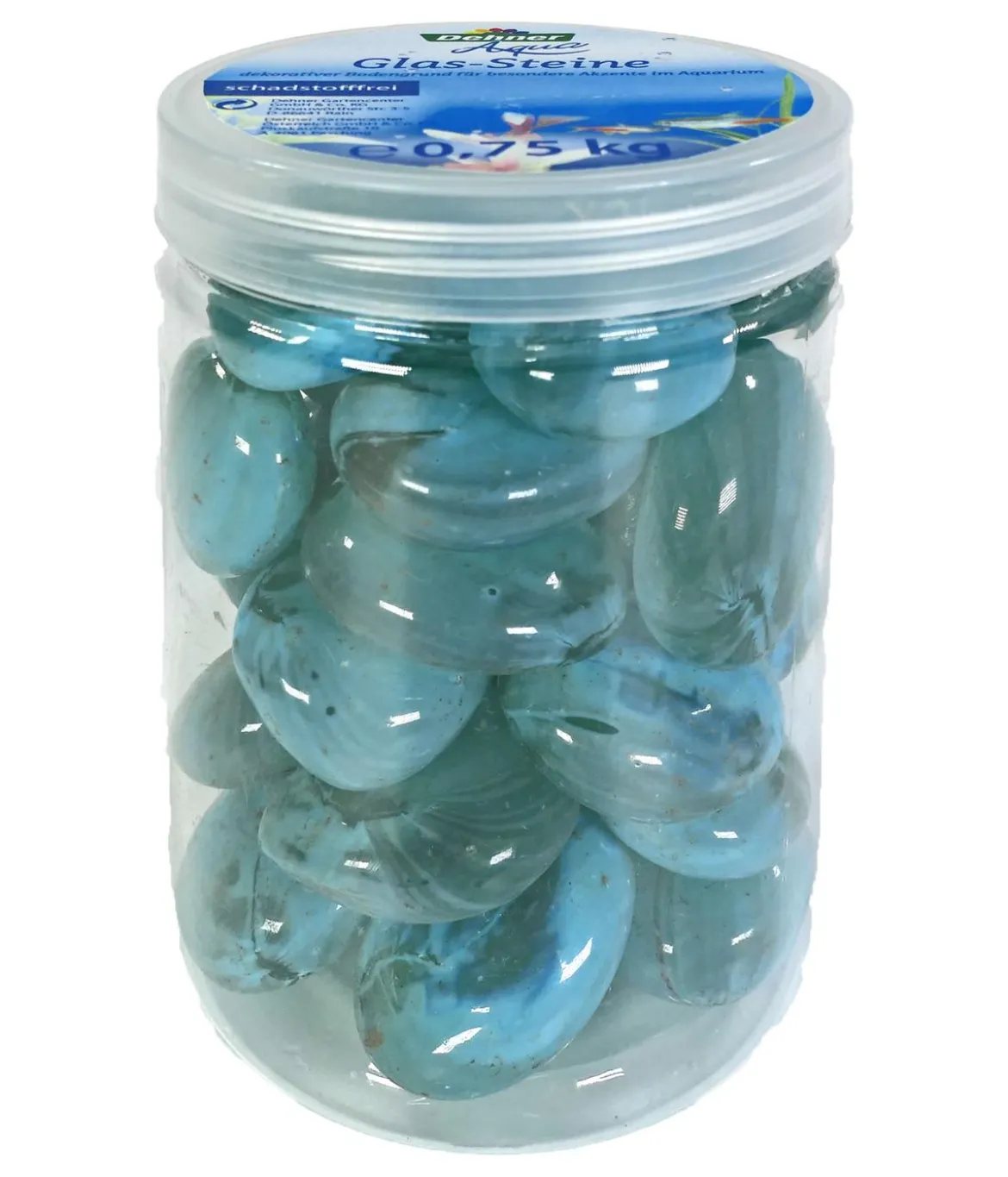 Dehner Aqua Aquariumdeko Glas-Steine, 750 g