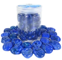 Dehner Aqua Aquariumdeko Glas-Steine, 750 g