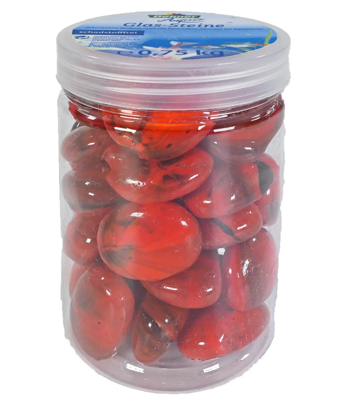 Dehner Aqua Aquariumdeko Glas-Steine, 750 g