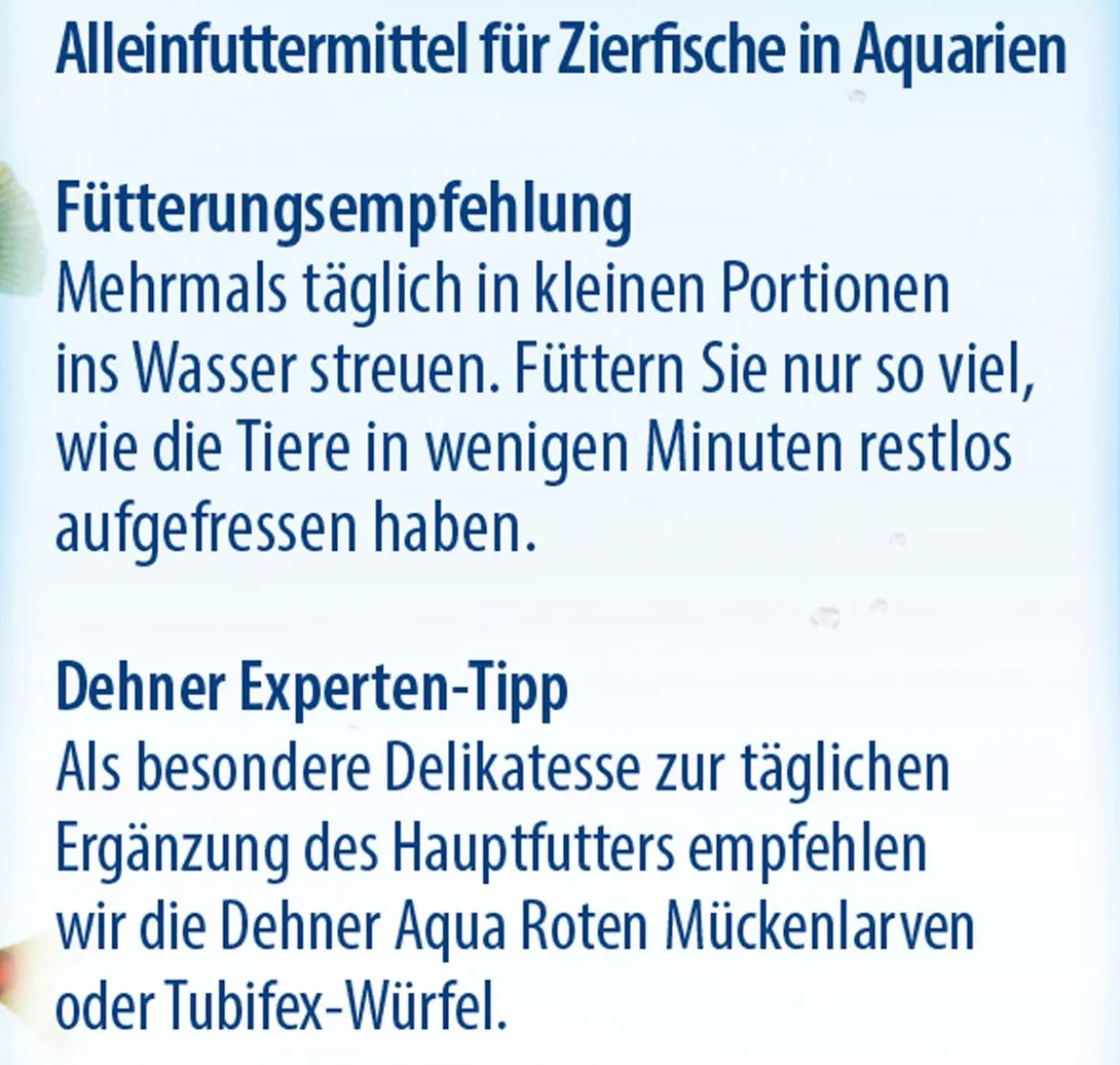 Dehner Aqua Zierfischfutter Flocken-Mix