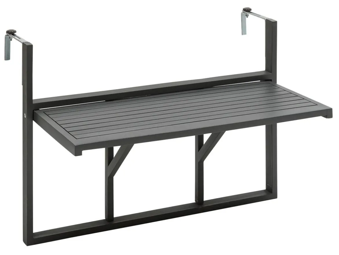 Dehner Balkonhängetisch, ca. B90/H65/T41,7 cm