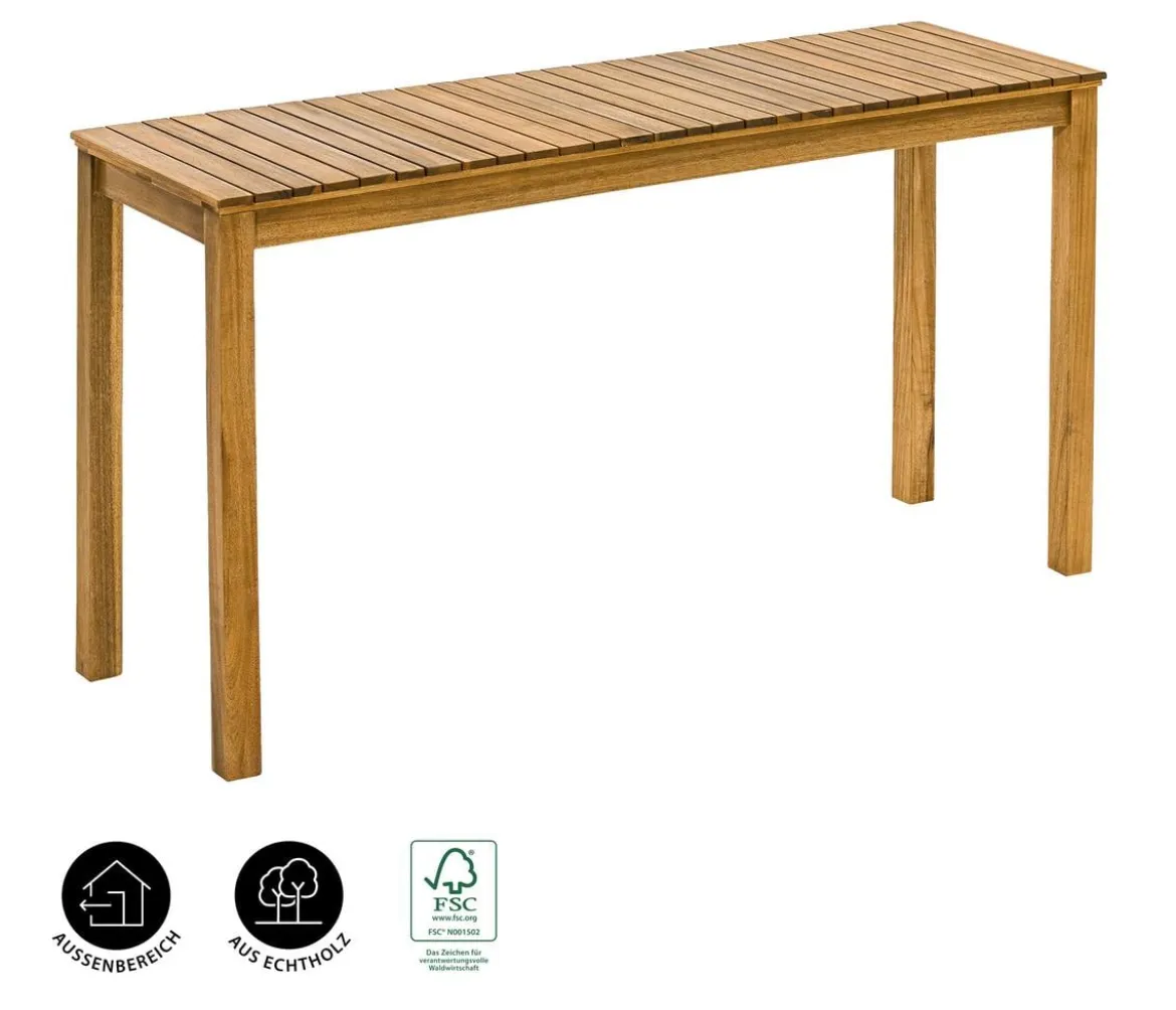 Dehner Balkontisch Macao, ca. B142/H75/T40 cm