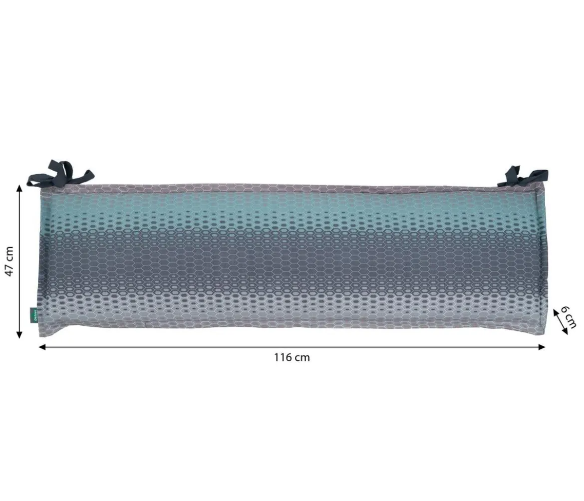 Dehner Bankauflage Trentino 2-Sitzer, ca. B116/H6/T47 cm