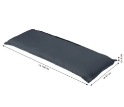 Dehner Bankauflage Veneto 3-Sitzer, ca. B156/H6/T47 cm