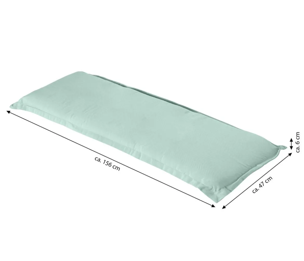 Dehner Bankauflage Veneto 3-Sitzer, ca. B156/H6/T47 cm