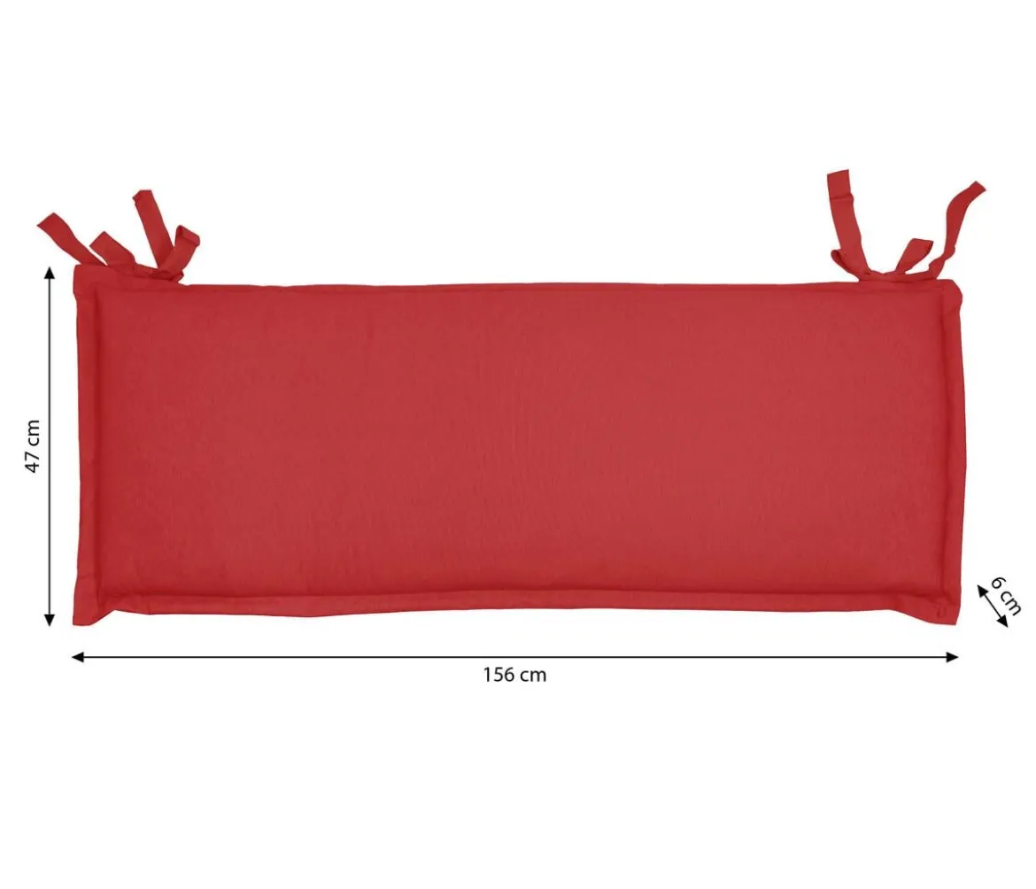 Dehner Bankauflage Veneto 3-Sitzer, ca. B156/H6/T47 cm