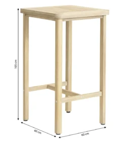 Dehner Bartisch Mauritius, ca. B60/H105/T60 cm