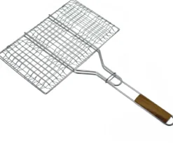 Dehner BBQ Edelstahl-Hamburgergriller, ca. B55,5/T35 cm