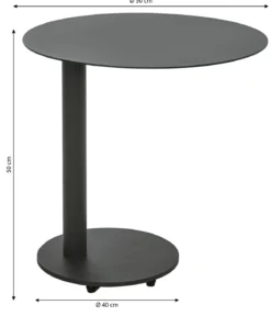 Dehner Beistelltisch Mika, ca. Ø50/H50 cm