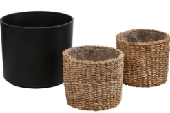 Dehner Übertopf-Set Green Up Your Home, 3-teilig