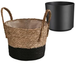Dehner Übertopf-Set Urban Green, 2-teilig