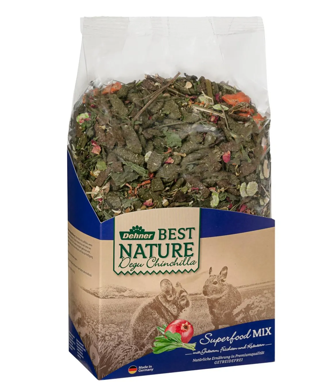 Dehner Best Nature Degu-/Chinchillafutter Superfood Mix