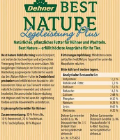 Dehner Best Nature Hühnerfutterergänzung LegeleistungPlus