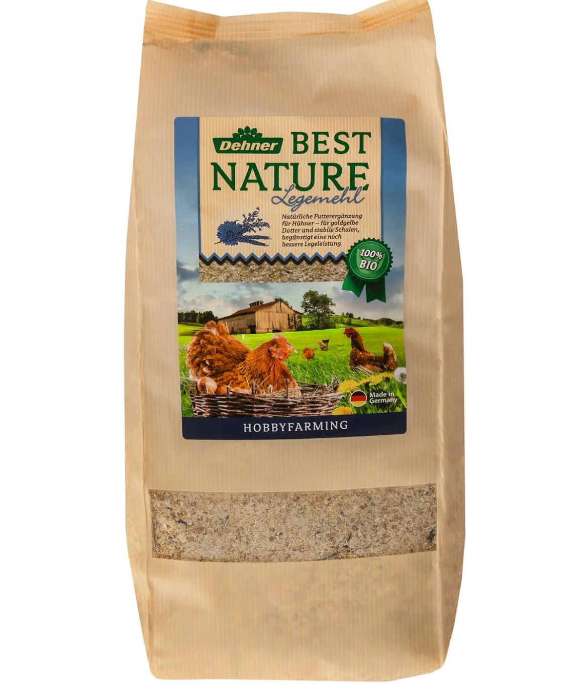 Dehner Best Nature Hühnerfutterergänzung Bio Legemehl
