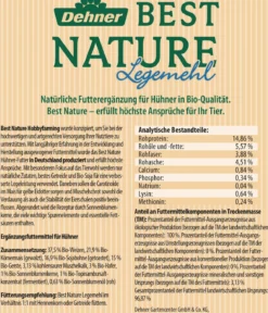 Dehner Best Nature Hühnerfutterergänzung Bio Legemehl