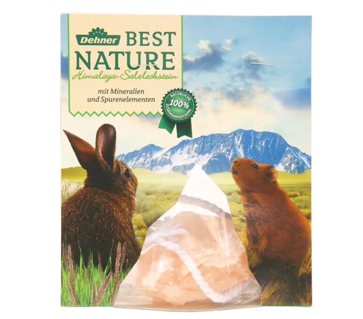 Dehner Best Nature Himalaya-Salzleckstein, 80 g