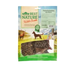 Dehner Best Nature Hundesnack Hirschfleischstreifen, 100 g