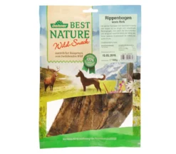 Dehner Best Nature Hundesnack Rehrippen, 100 g